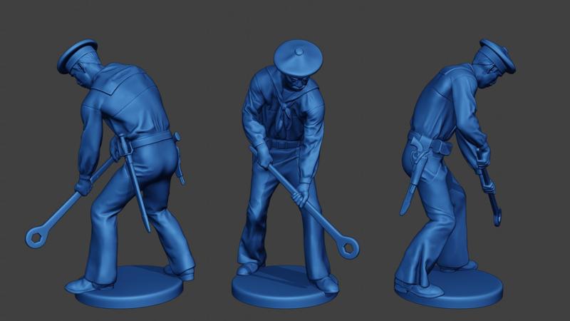 American Sailor Civil War Union wrench ACWUS2