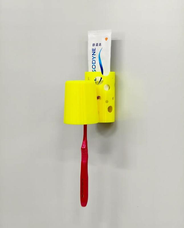 Toothbrush Holder (Cheese Version)