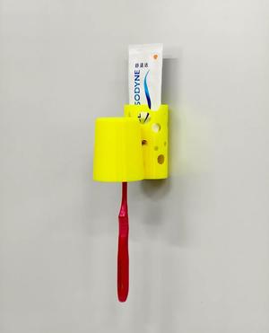 Toothbrush Holder (Cheese Version)