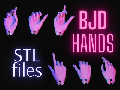 Magnetic BJD hands bundle