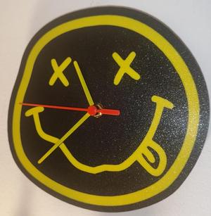 Nirvana clock smiley face