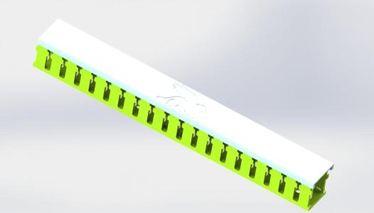 Lion's WireZipper™️ Small Wire Management Channel System!  2 Widths & 4 Lengths + Elbow, Tee & Size Adapter!