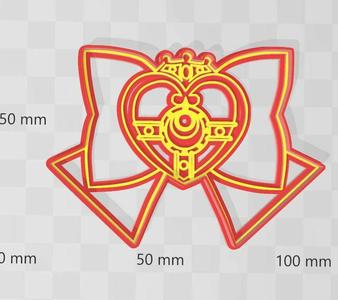 Sailor moon lace cookie cutter