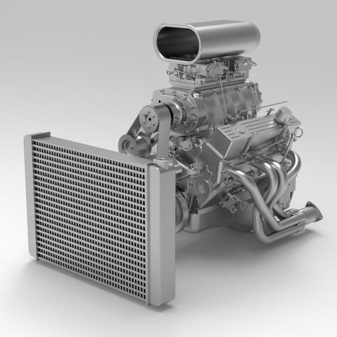 SEE-THROUGH Radiator 1/10 Scale