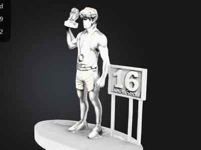athletic statue 