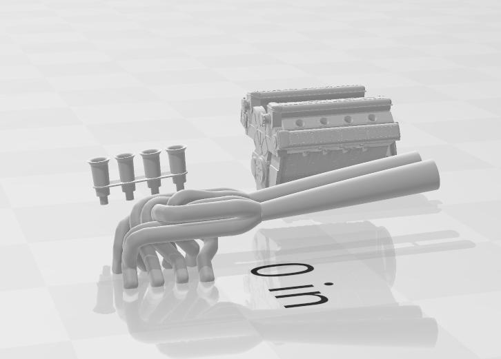 Ford DOHC Indy 500 Engine FORD Lettering