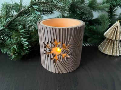 Tree Trunk Christmas Light