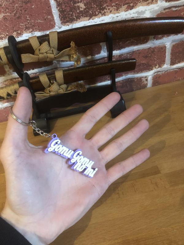 keyring demon fruit one piece GOMU GOMU no mi mera mera no mi ope ope no mi