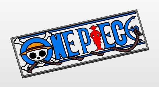 One Piece Luffy Plaque (Original)