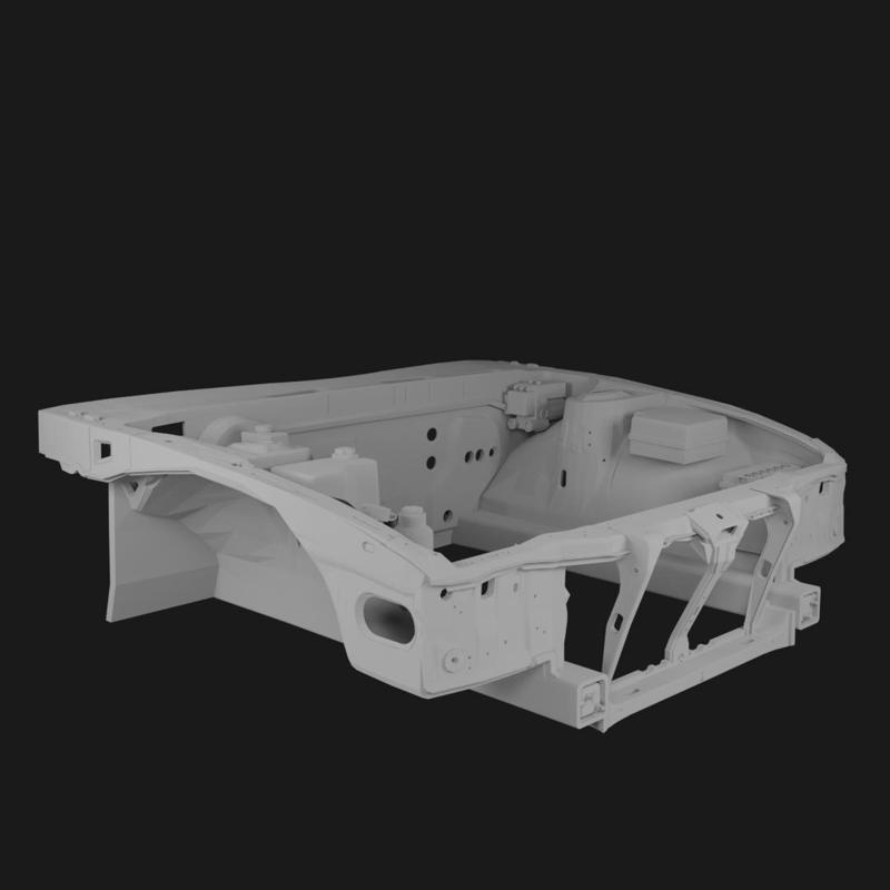 Nissan silvia s13 engine bay for tamiya/aoshima