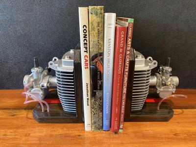 Make your own: Motorbike Inspired Bookends (3D Printer Files, Woodworking Plans & Instructions)