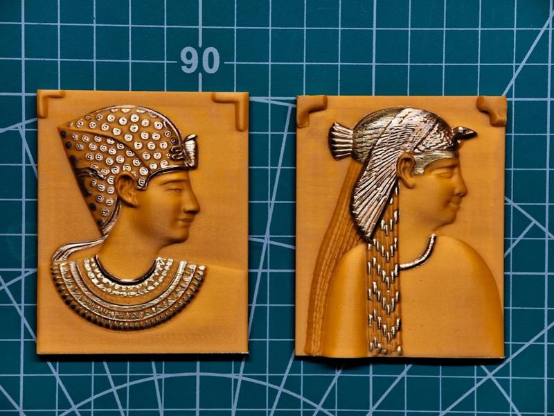 Ancient Egyptian Head Relief Fridge Magnet