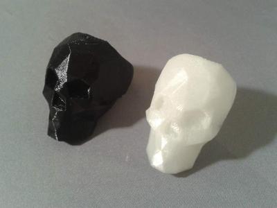 Low Poly Skull Ring