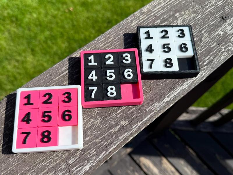 3x3 Magnetic Slide Puzzle