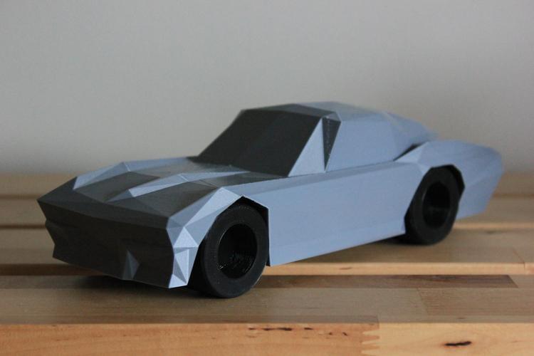 Low Poly 1964 Chevy Corvette Stingray