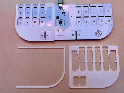 Asterisk Keyboard Steno-Overlay