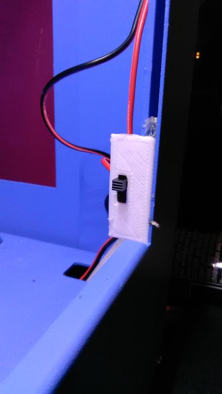 Light switch housing for QiDi Tech X ONE