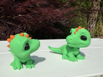 Cute Baby Dino – Movable head,  noAMS