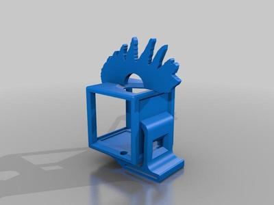Rooster GoPro mount with TBS Jello Guard ND filter