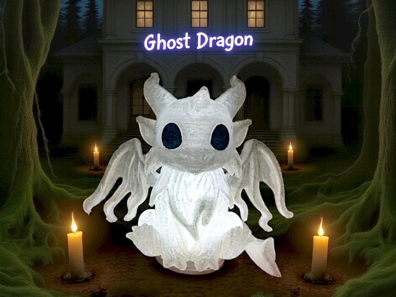 Ghost Dragon Halloween Lamp 