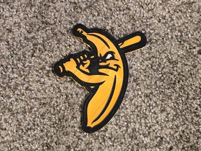 savannah bananas bag tag