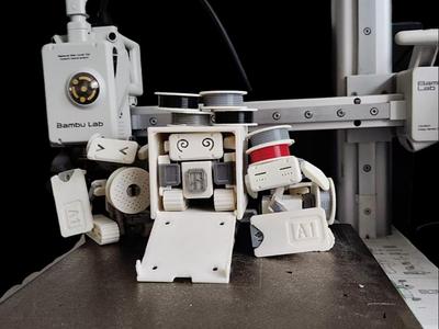 Cute Mech Zero Cub Bambu Lab A1 Cub Customizable Scenes Zero Cub Bambu Lab Exclusive Latest Update July 19