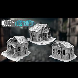 Ruined Classical House 5 (28 mm and 32 mm )