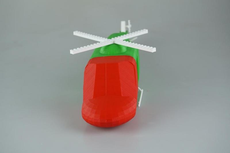 Dual Extrusion Moving Helicopter