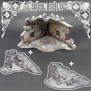 Iron Emirate Bunker Ruins - Medium (3 Pieces)