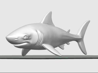 Great White Shark Figurine Ocean Animal 