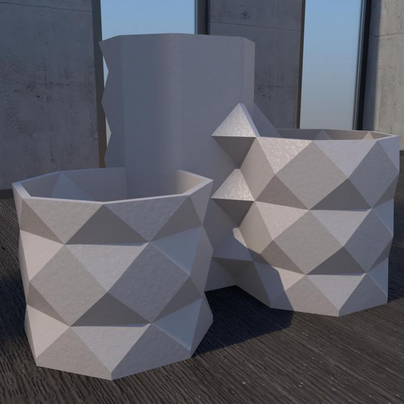 Desk 3 Flower Pot