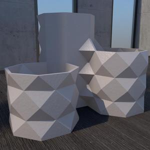 Desk 3 Flower Pot