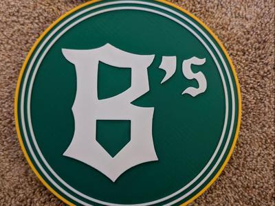 Oakland Ballers Oversized Pendant
