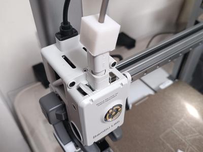 Super useful! A1 A1 mini single-pass replacement for five-pass accessories, easy disassembly, prevents filament breakage and dust, suitable for single-color printing