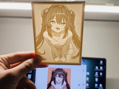 Genshin Impact Hu Tao Halloween Bandage Outfit Lithophane