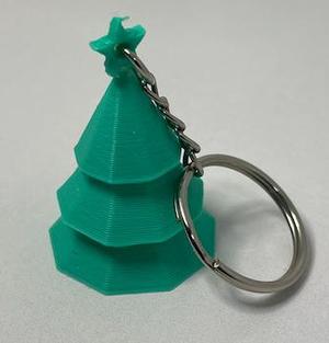 Christmas tree keychain