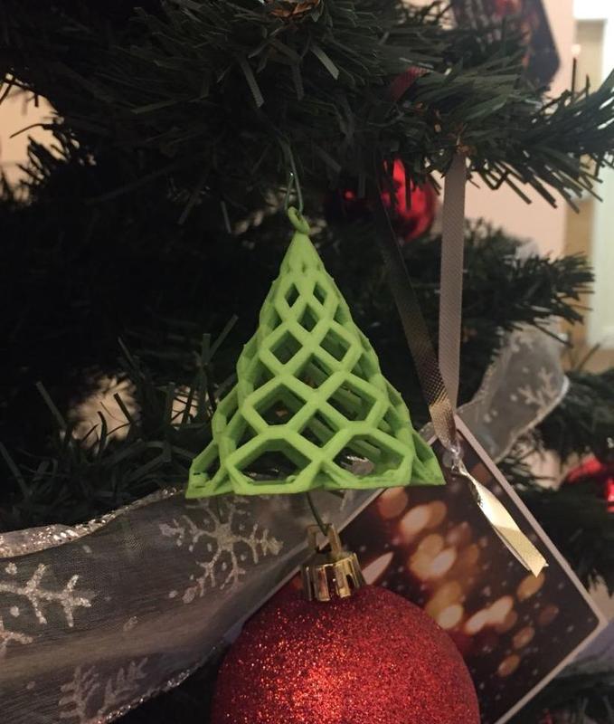 Modern Christmas Tree Ornament