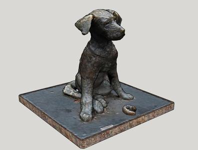 Fikkie (Rotterdam) -  Dog Statue with Poop