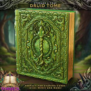 Druid Tome - Perfect for storing cards, dice, minis and more!