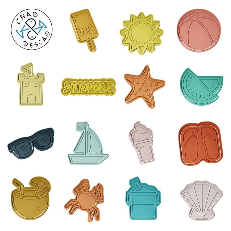 Summer (15 files) - Cookie Cutter - Fondant - Polymer Clay