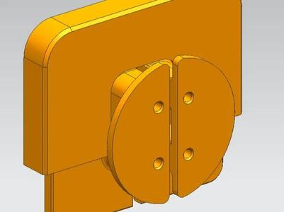 Bambu A1 Enclosure - Acrylic Door Handle and Lock Kit