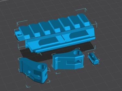 Quick Release Picatinny Rail Riser
