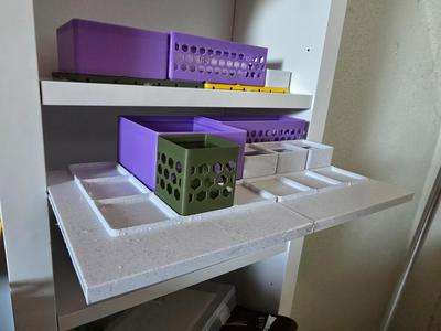 IKEA Micke Top Sliding Gridfinity shelf