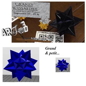 art3d-clb Large icosahedron (2 sizes)