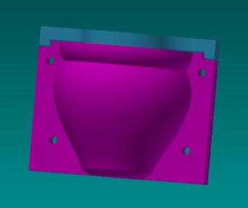 Mold for plaster cement pots