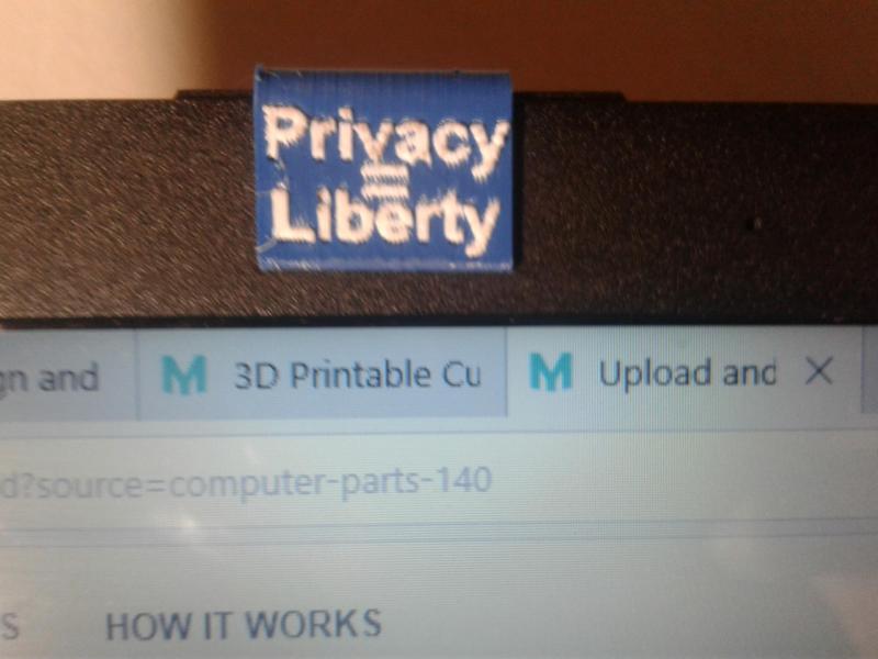 Privacy=Libery Webcam Cover Dual Color