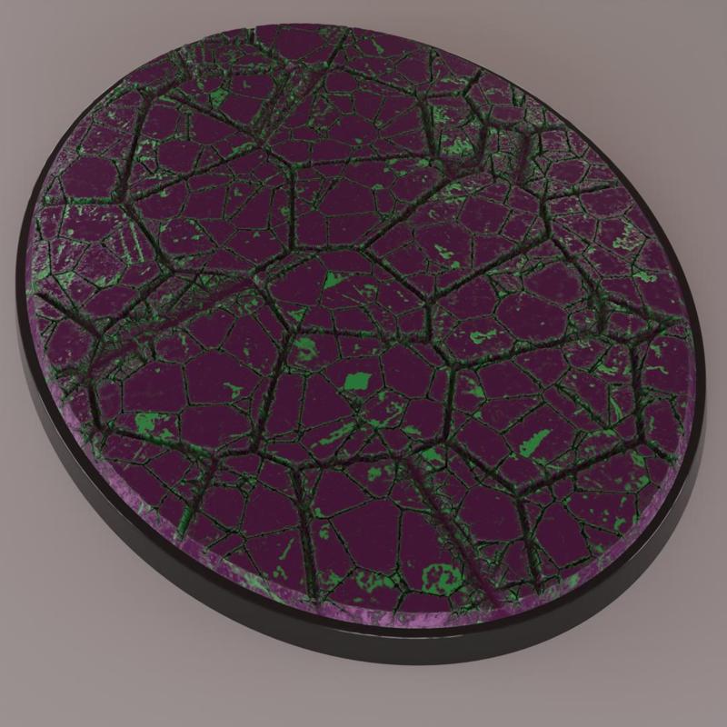 5x 120x92mm base with uranium wasteland (+toppers)