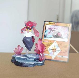 Diancie pokemon - Diorama