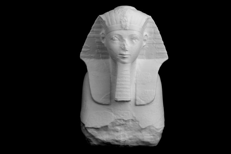 Head and Shoulders of a Sphinx of Hatshepsut at The Metropolitan Museum of Art, New York