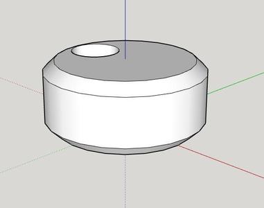 Jog Dial Knob. DIA : 30mm, H : 13mm, Shaft Depth : 11mm